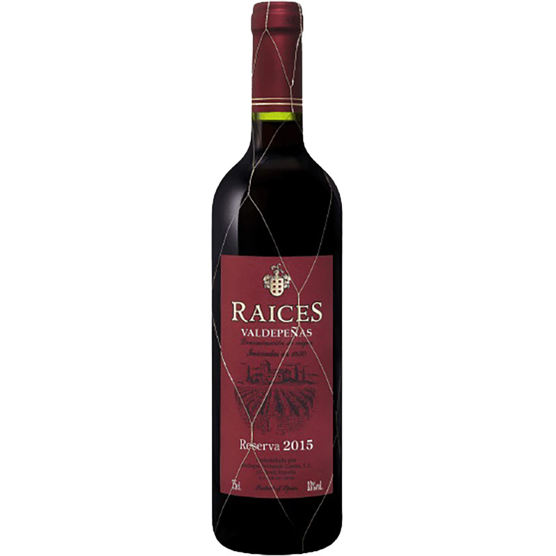 Вино Raices Reserva Valdepenas DO красное сухое 13%, 750мл