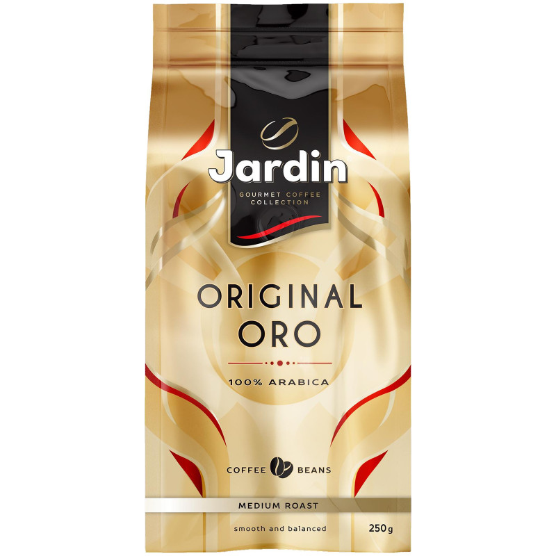 Кофе Jardin Original Oro жареный в зёрнах, 250г