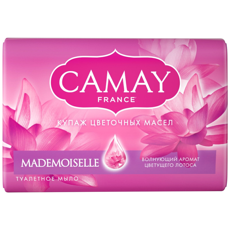 Мыло туалетное Camay с ароматом розового грейпфрута, 85г — фото 1