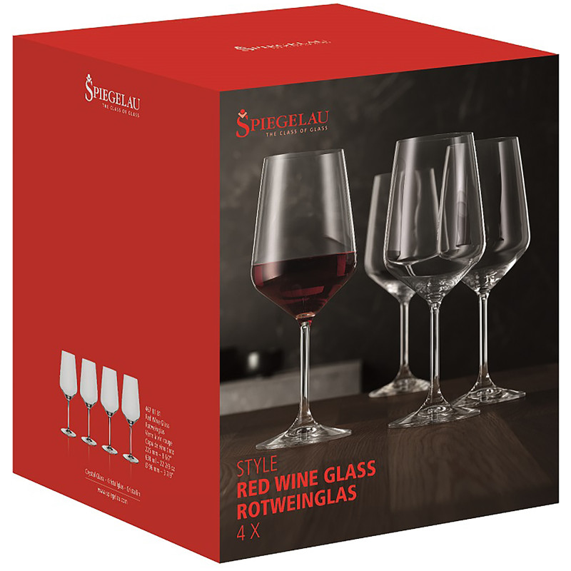 Набор бокалов Spiegelau Style для красного вина, 4х630мл — фото 1