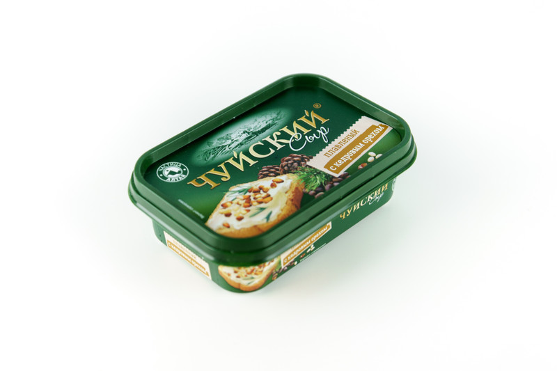 Сыр плавленый Чуйский с кедровым орехом 59%, 175г