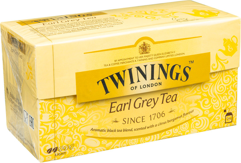 Чай Twinings Эрл Грей чёрный в пакетиках, 25х2г — фото 2