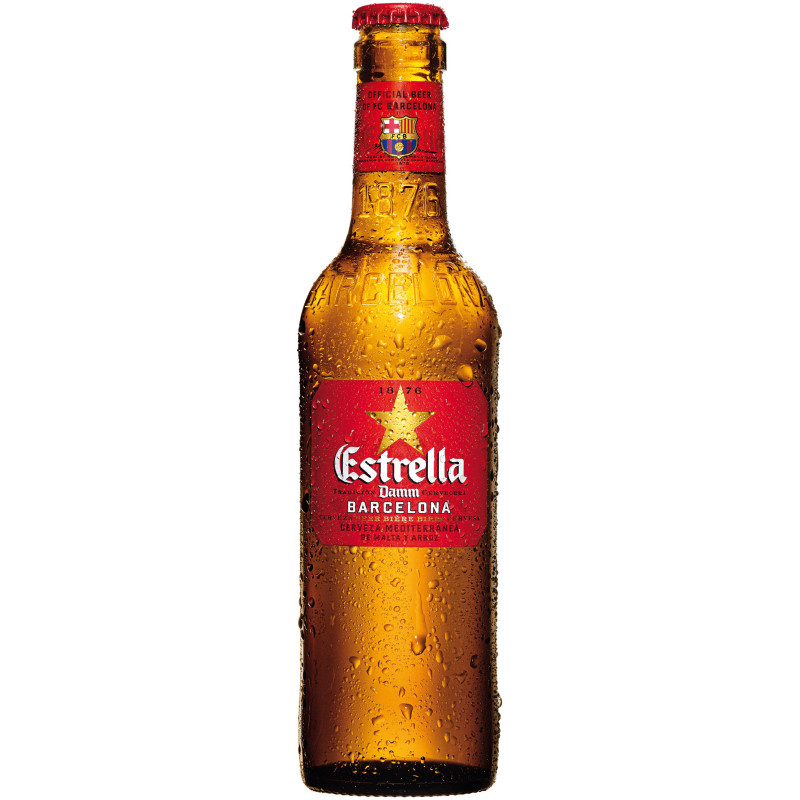 Пиво Estrella Damm светлое 4.6%, 330мл