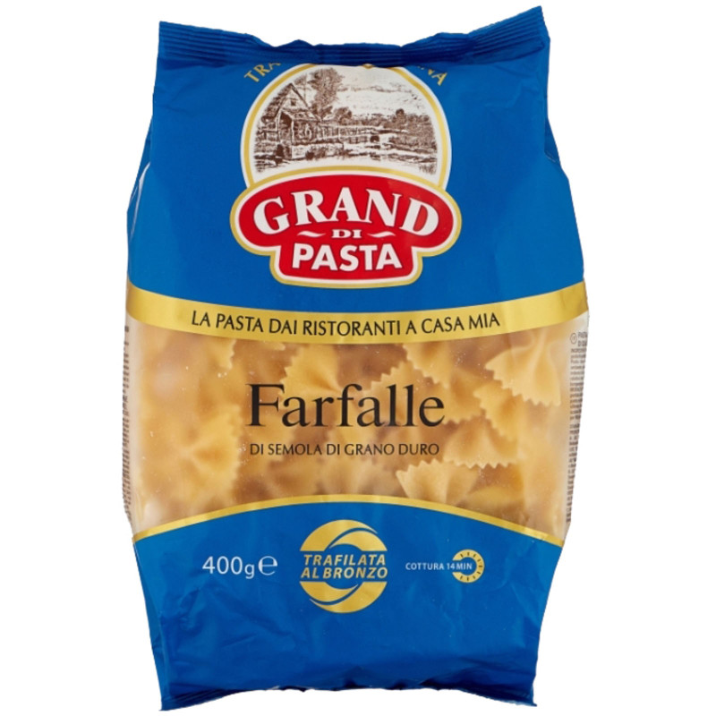 Макароны Grand Di Pasta Farfalle, 400г