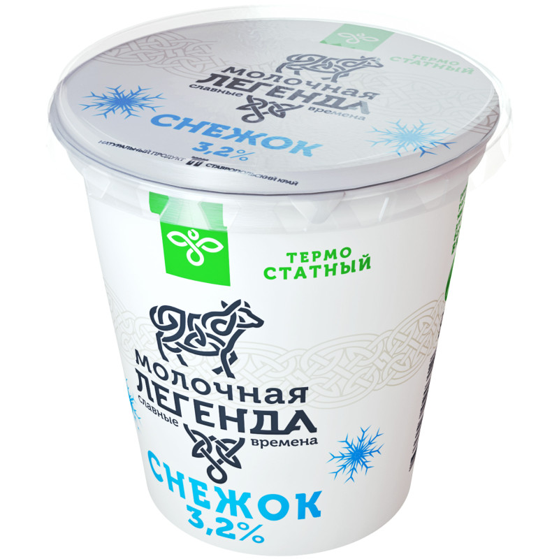 Снежок Молочная Легенда сладкий 3.2%, 330мл — фото 1