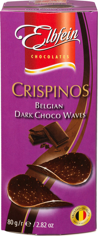 Шоколад горький Elbfein Crispinos, 80г — фото 1