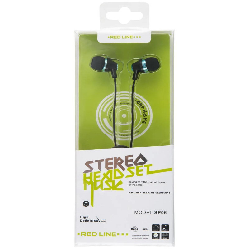 Наушники-гарнитура Red Line Stereo Headset SP06 — фото 5