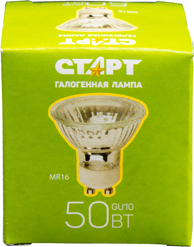 Лампа накаливания Старт MR16 50W 220-230V галогенная — фото 6