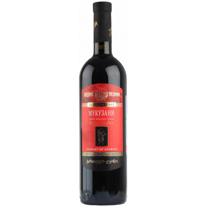 Вино Mukuzani красное сухое 13%, 750мл