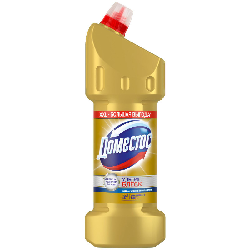 Средство чистящее Domestos Ультра Блеск для унитаза, 1.5л — фото 2