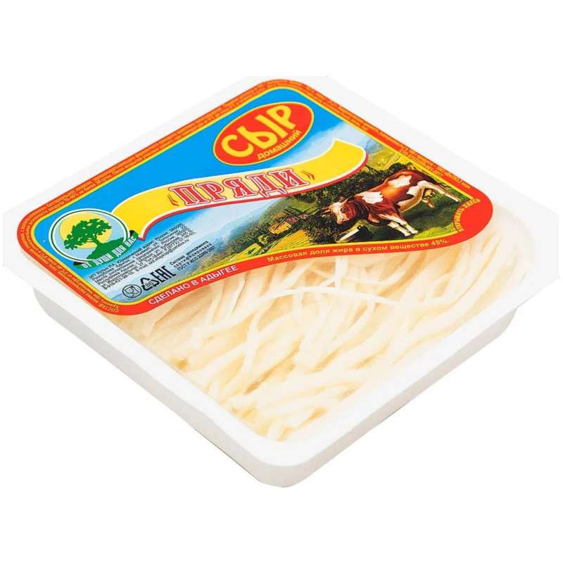Сыр Пряди домашний 45%, 100г — фото 1
