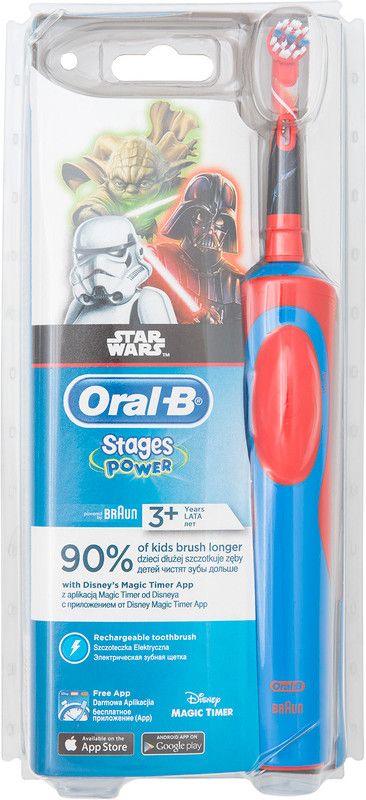 Зубная щётка детская Oral-B Stages Power Star Wars электрическая 3+ D12.513K — фото 3