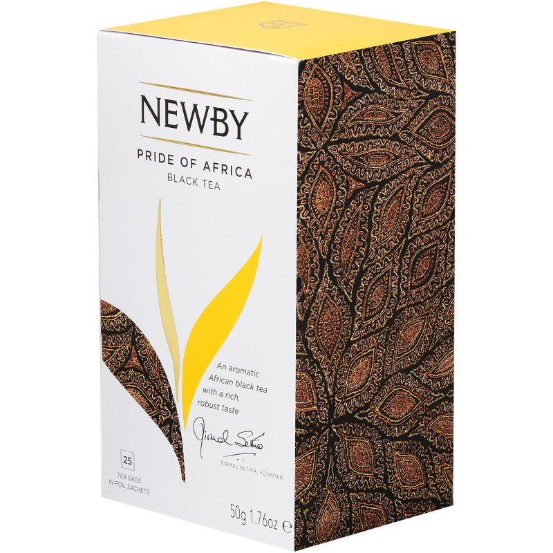 Чай Newby Гордость Африки пакетированный, 25х50г — фото 1