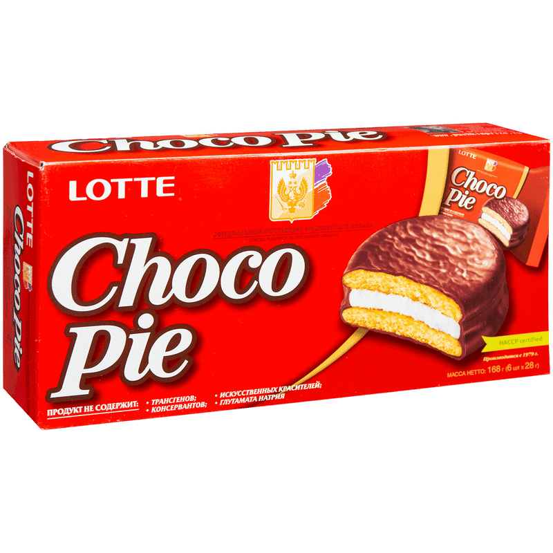Печенье Choco Pie прослоённое глазированное, 168г