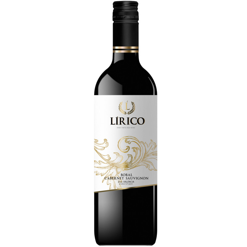 Вино Lirico Bobal Cabernet Sauvignon Valencia DO красное сухое 12.5%, 750мл