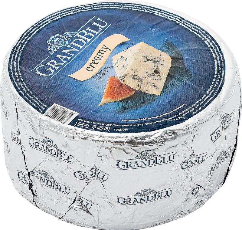 Сыр Grandblu Creamy Milkana с голубой плесенью сливочный 56%