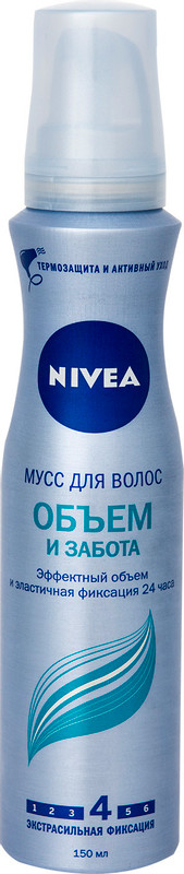 Мусс для волос Nivea Объём и забота, 150мл