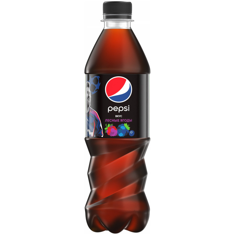 Напиток газированный Pepsi Black Лесные ягоды, 500мл — фото 1