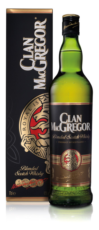 Виски Clan MacGregor шотландский 40% в подарочной упаковке, 700мл