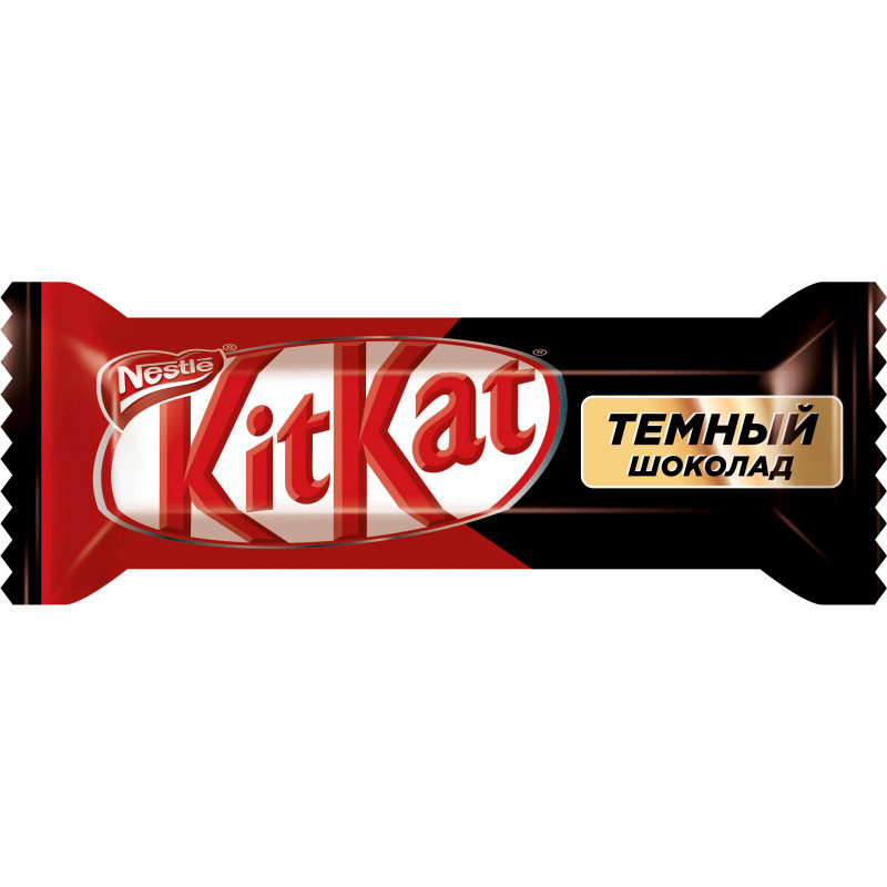 Шоколад KitKat Dark тёмный с хрустящей вафлей, 169г — фото 2