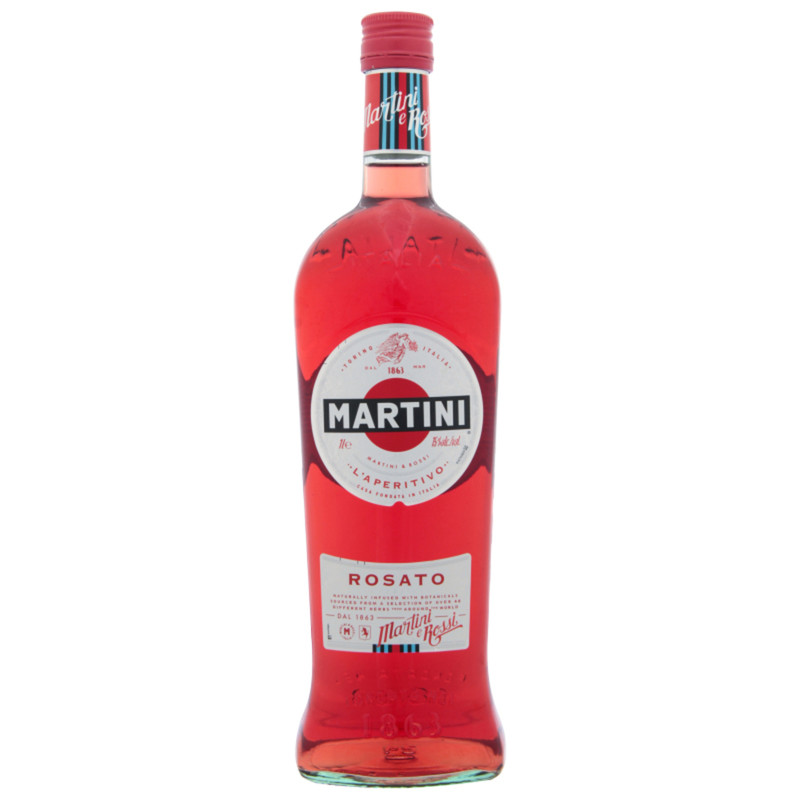 Вермут Martini Розато розовый сладкий 15%, 1л