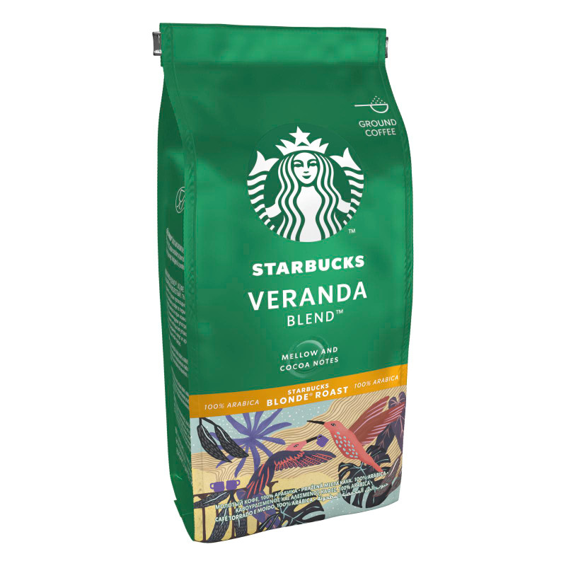 Кофе Starbucks Veranda Blend натуральный жареный молотый, 200г — фото 2