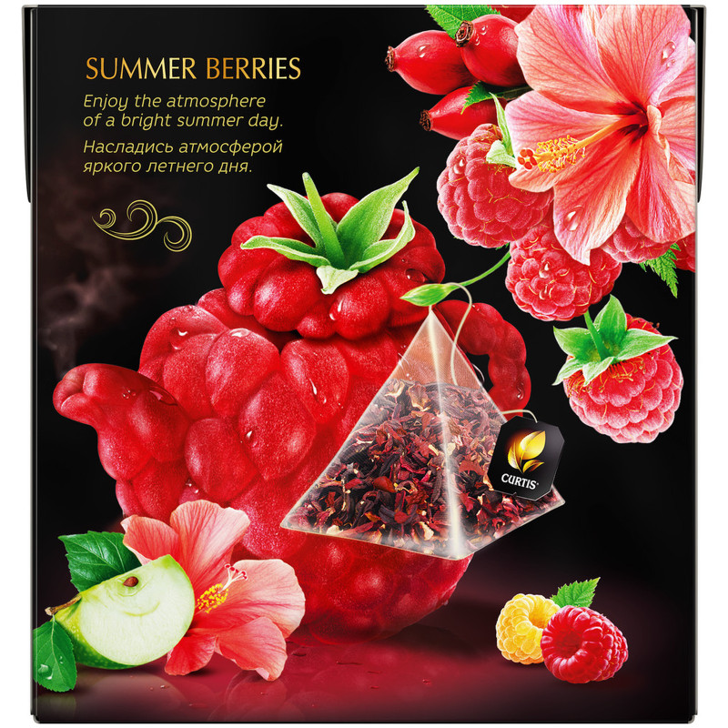 Чай Curtis Summer Berries фруктовый в пирамидках, 20х1.47г — фото 5