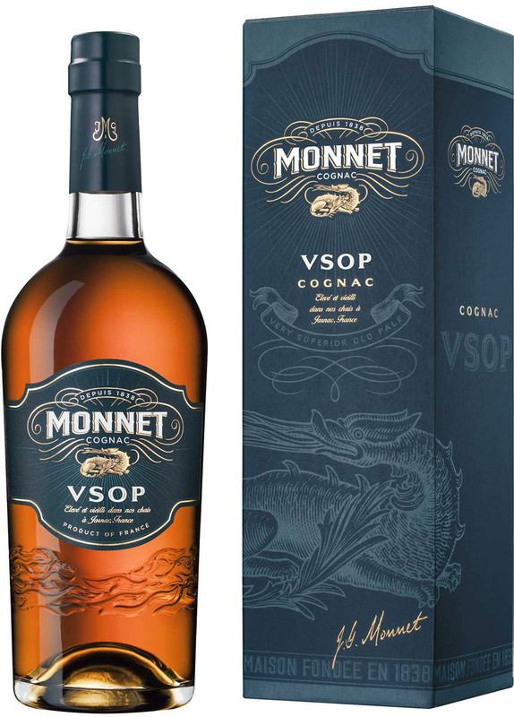 Коньяк Monnet VSOP 40% в подарочной упаковке, 700мл