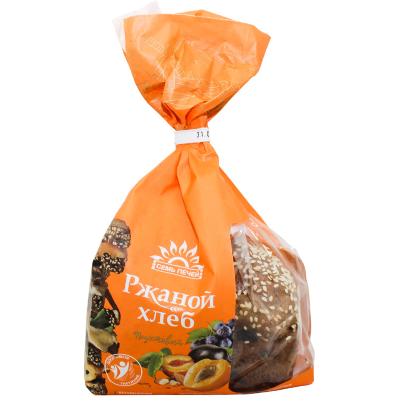 Хлеб Семь Печей Ржаной с дробленым зерном, 300г — фото 2