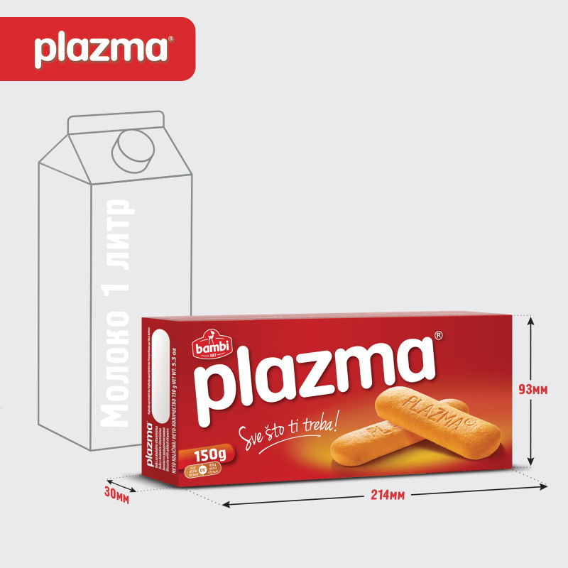 Печенье Plazma обогащенное витаминами, 150г — фото 3