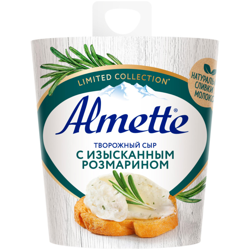 Сыр творожный Almette С розмарином 60%, 150г — фото 1