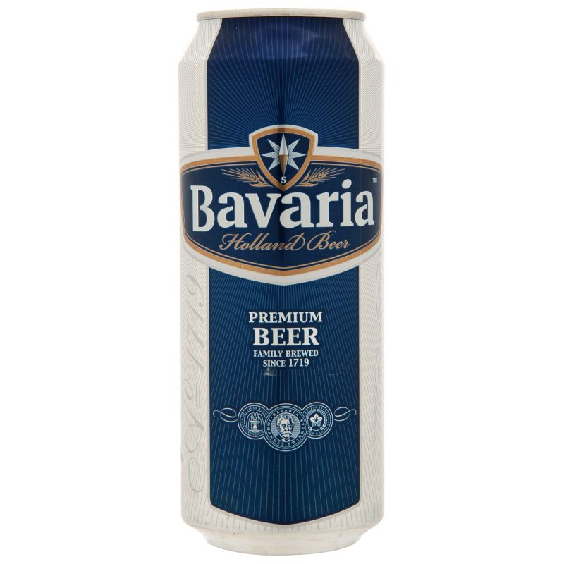Пиво Bavaria Премиум Пилснер 4.9%, 500мл