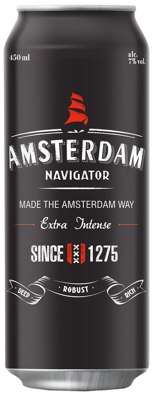 Напиток пивной Amsterdam Навигатор 7%, 450мл