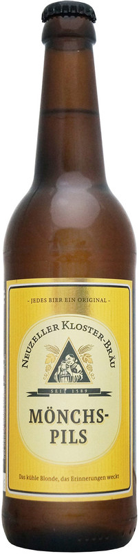 Пиво Kloster-Brau Монашеский пилс светлое 4.8%, 500мл