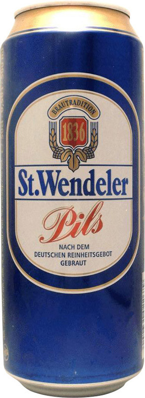 Пиво St. Wendeler Pils светлое 4.6%, 500мл