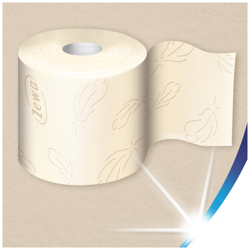 Туалетная бумага Zewa Natural Soft, 8шт — фото 4