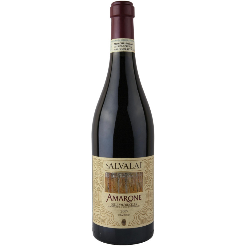 Вино Salvalai Amarone della Valpolicella Classico DOCG красное сухое 15%, 750мл