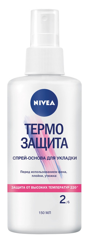 Спрей-основа для волос Nivea термозащита, 150мл