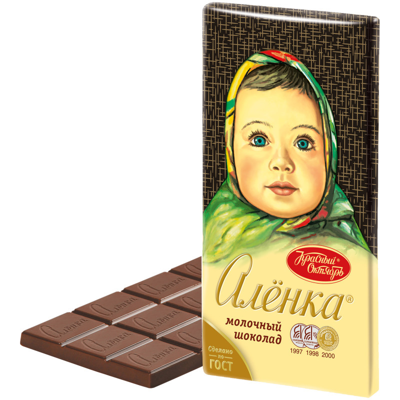 Шоколад молочный Красный Октябрь Алёнка, 90г — фото 1