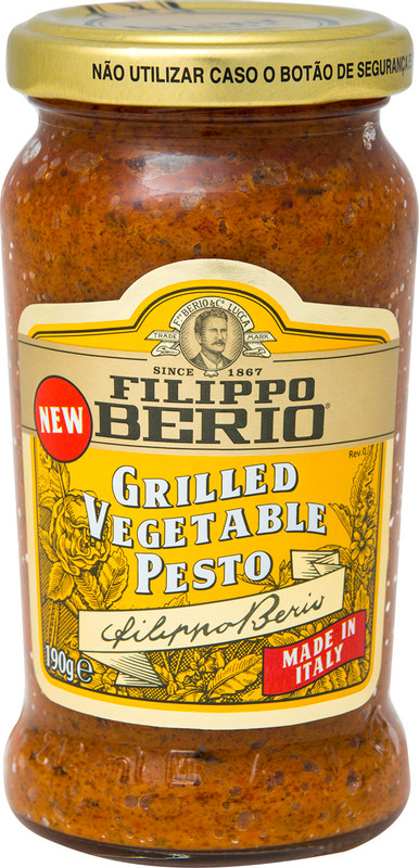 Соус Filippo Berio Песто овощи гриль на основе растительных масел, 190мл