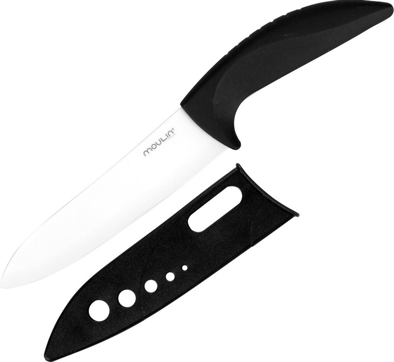 Нож Moulin Villa кухонный керамический белый, 16см — фото 1