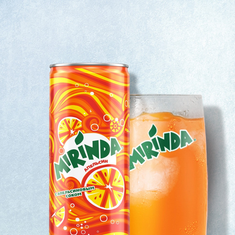 Напиток газированный Mirinda Апельсин, 330мл — фото 3