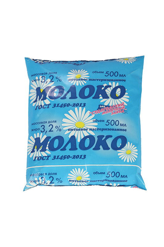 Молоко Судогодский молочный завод пастеризованное 3.2%, 500мл