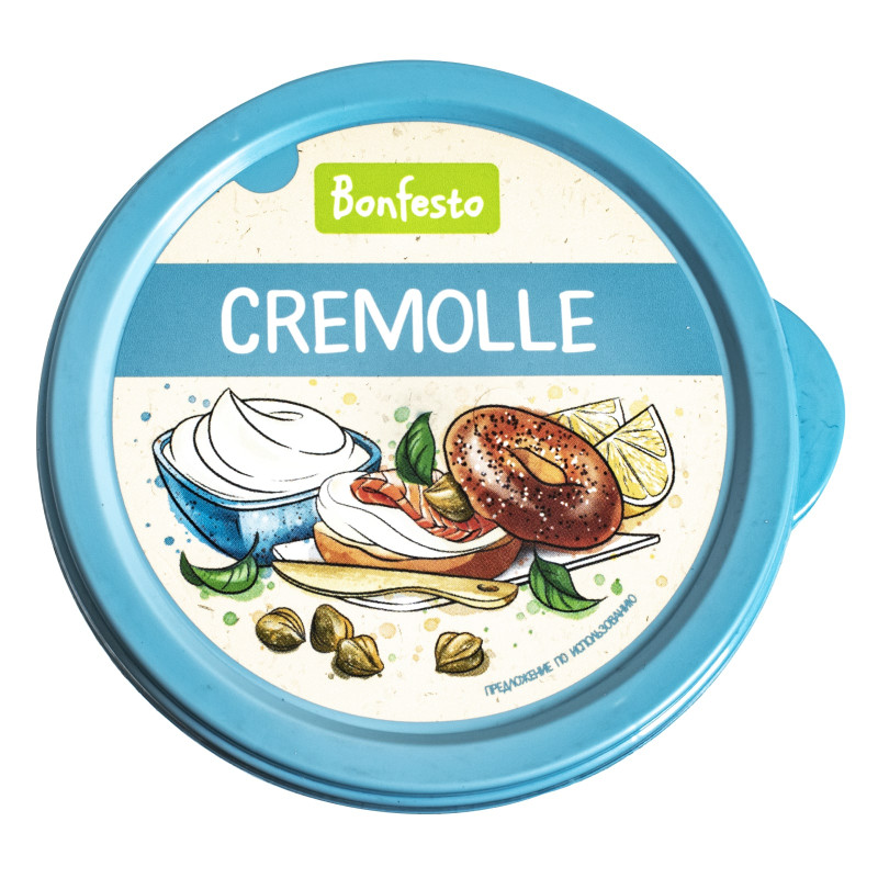 Сыр мягкий творожный Bonfesto Кремолле 65%, 125г — фото 2
