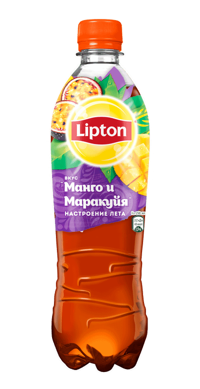 Холодный чай Lipton Манго-Маракуйя, 500мл