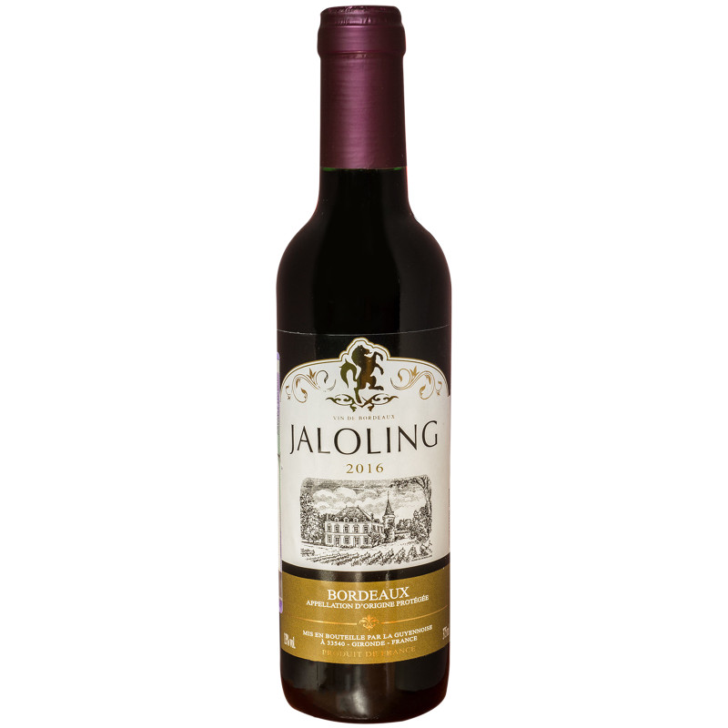 Вино Jaloling Bordeaux красное сухое 12.5%, 375мл