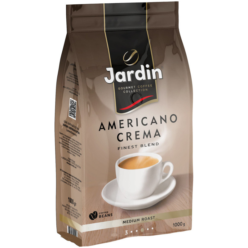 Кофе Jardin Americano Crema жареный в зёрнах, 1кг — фото 2