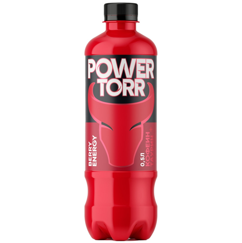 Энергетик Power Torr Red безалкогольный газированный, 500мл