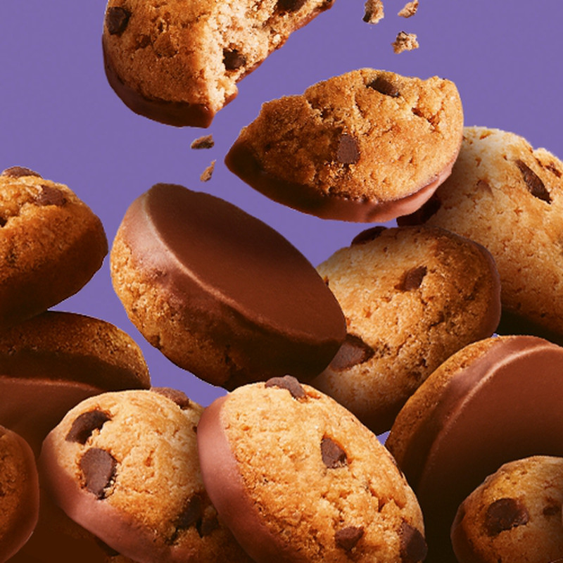 Печенье Milka Mini Cookies с кусочками шоколада, 100г — фото 3