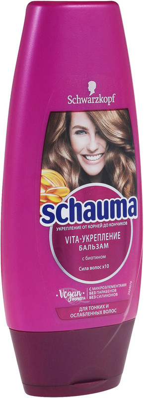 Бальзам Schauma Vita-Укрепление для тонких и ослабленных волос, 200мл — фото 4